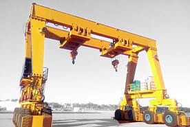 Rubber tyre gantry crane